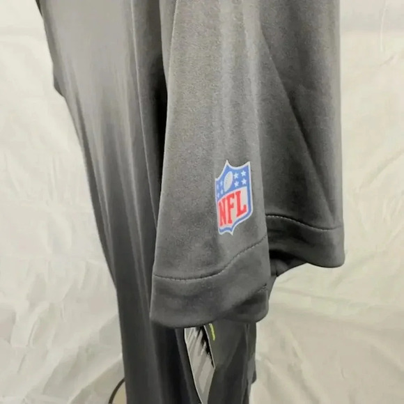 NEW Nike Denver Broncos Crucial Catch Performance Polo Shirt Striped Mens L - Picture 8 of 10